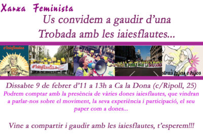 Trobada amb les iaiesflautes