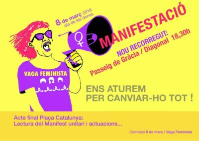 8M #VagaFeminista – Concentració