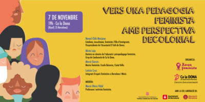 07/11: Vers una pedagogia feminista amb perspectiva decolonial