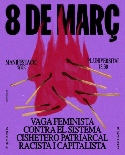 Es convoca VAGA FEMINISTA pel 8M2023!